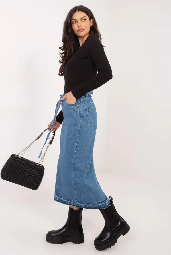 Sublevel Дълга дънкова пола