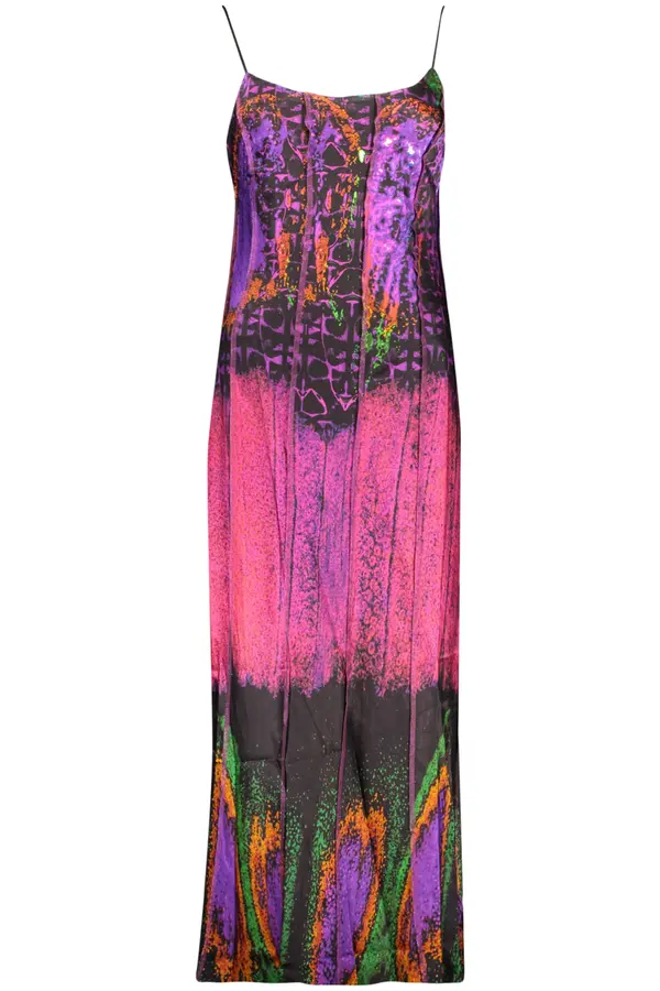 DESIGUAL Дълга лилава рокля Desigual