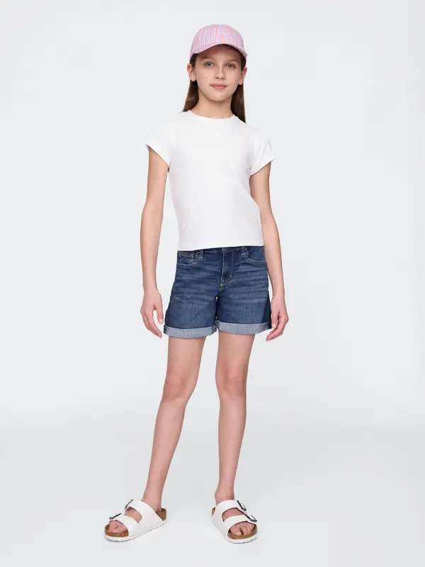 GAP Дънкови миди шорти GAP за момичета
