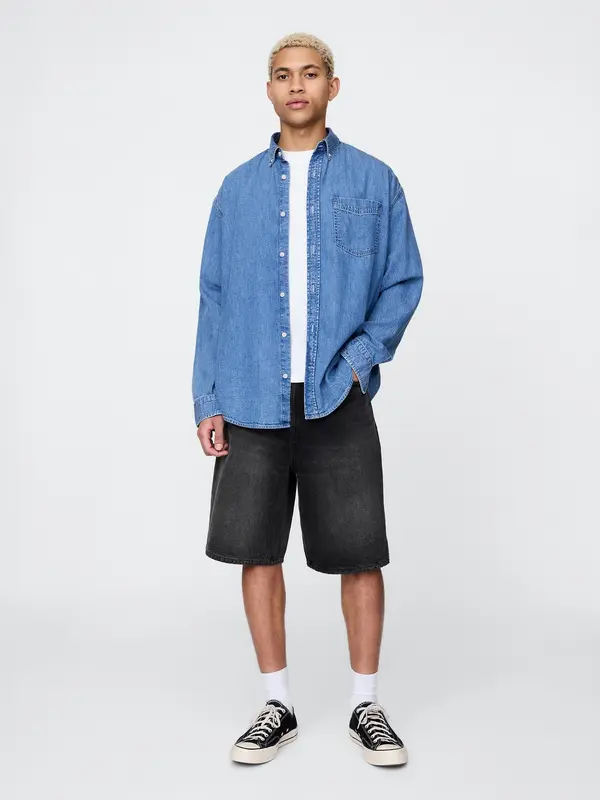 GAP Дънкови шорти GAP Baggy