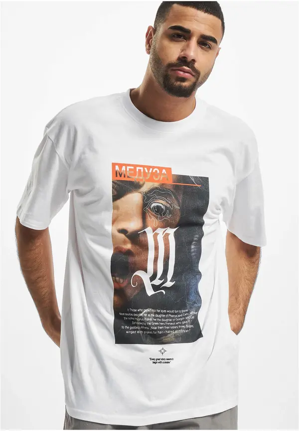 Mister Tee Dusa Painting Oversize T-Shirt White