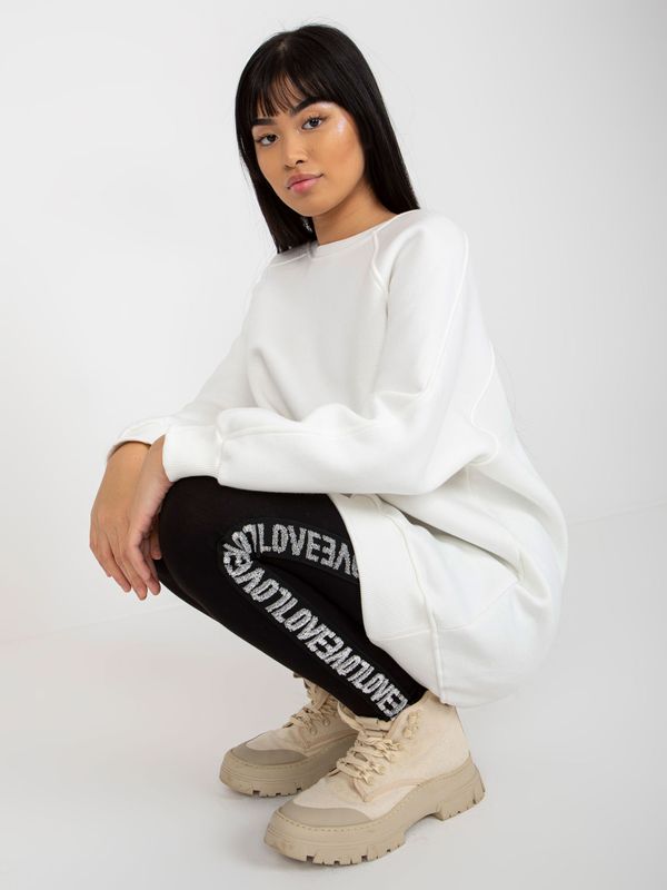 Fashionhunters Ecru basic hoodie Remy