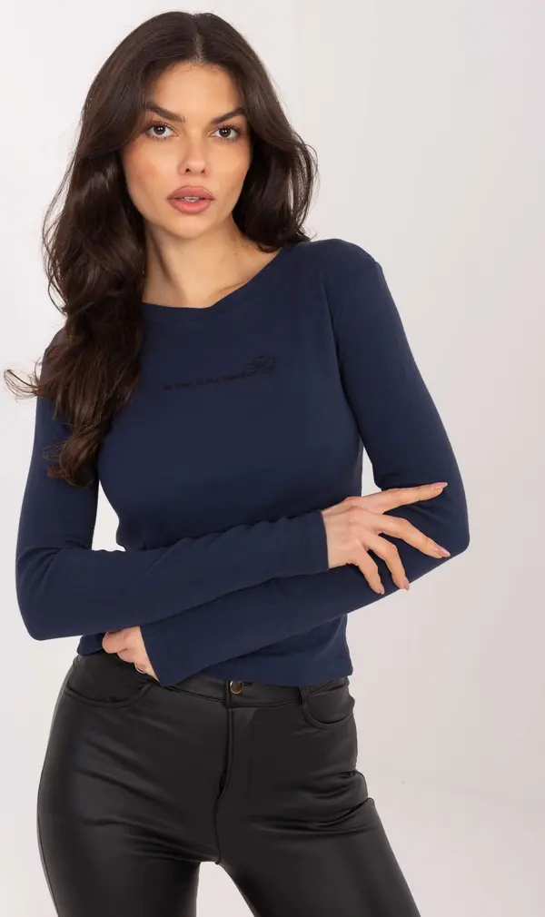 Factory Price Едноцветна блуза с дълъг ръкав