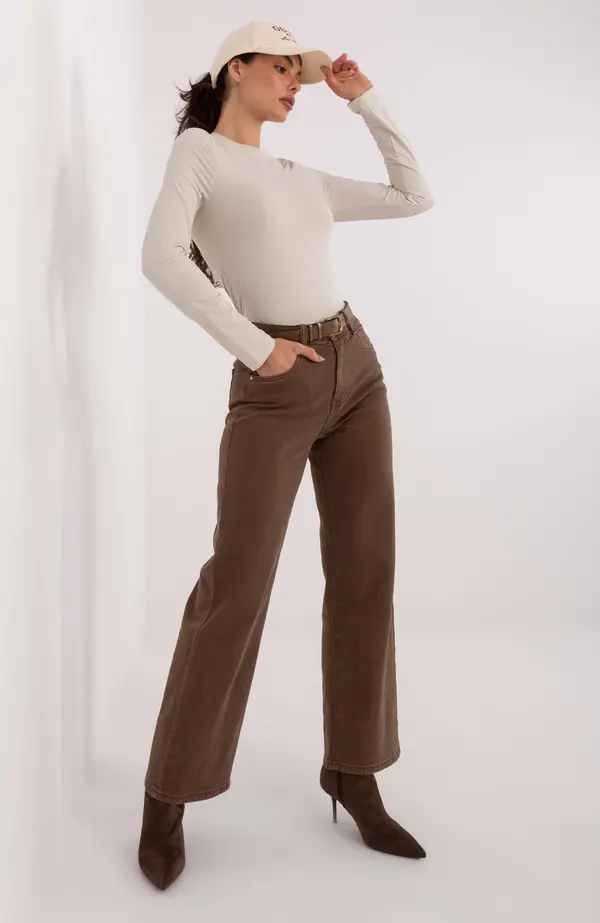 Sublevel Едноцветна блуза в светло бежово