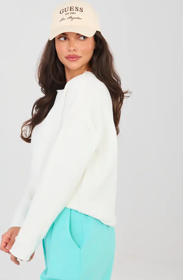 Factory Price Едноцветна екрю блуза