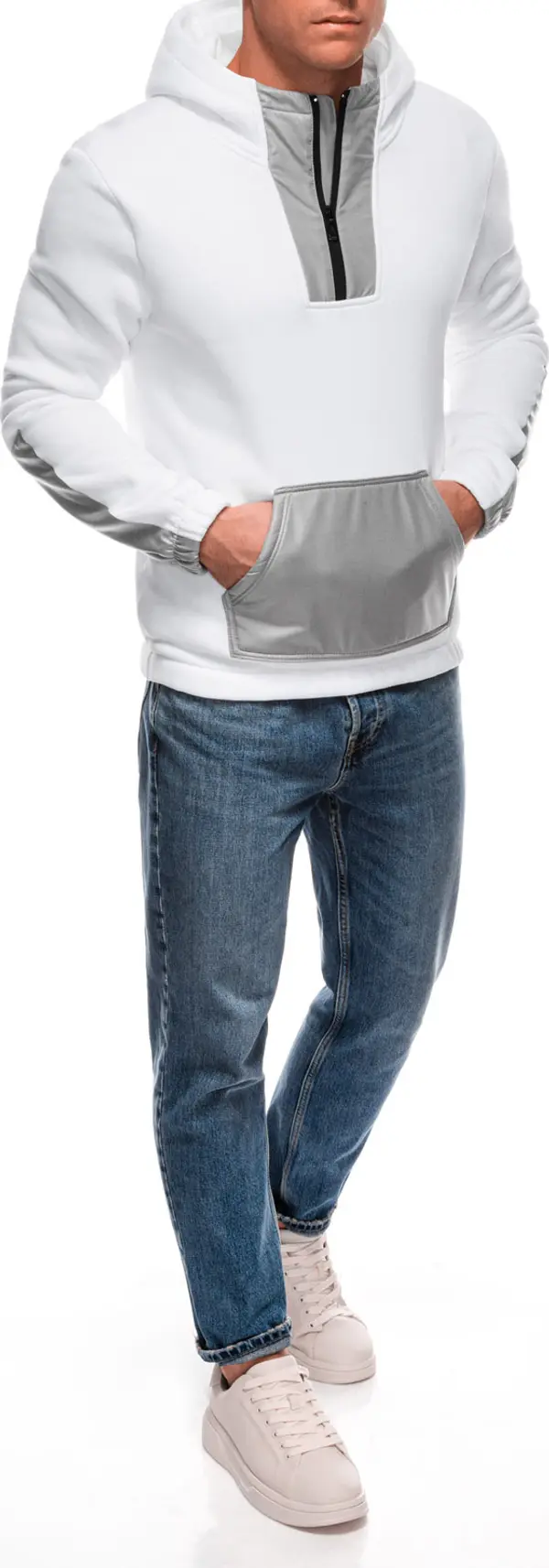 Edoti Edoti Men's zip-up sweatshirt