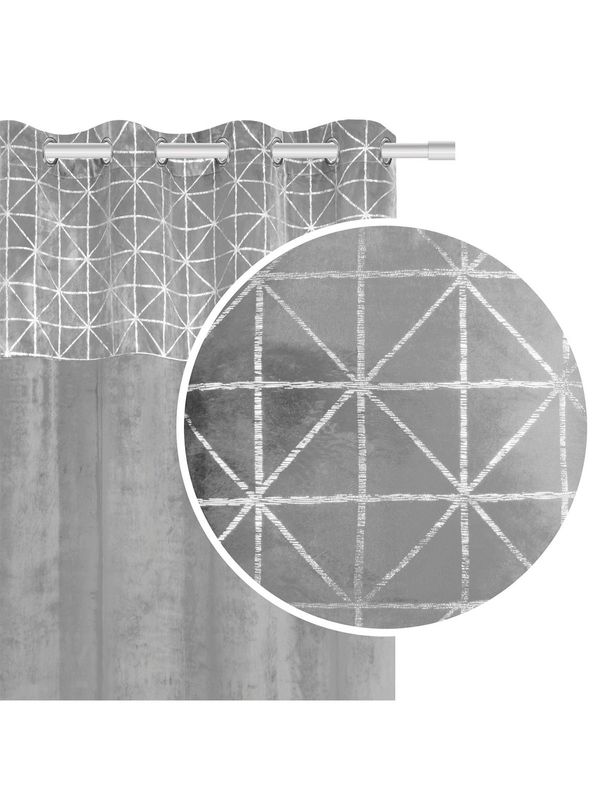 Edoti Edoti Velor curtain Glossy 140x250 A495