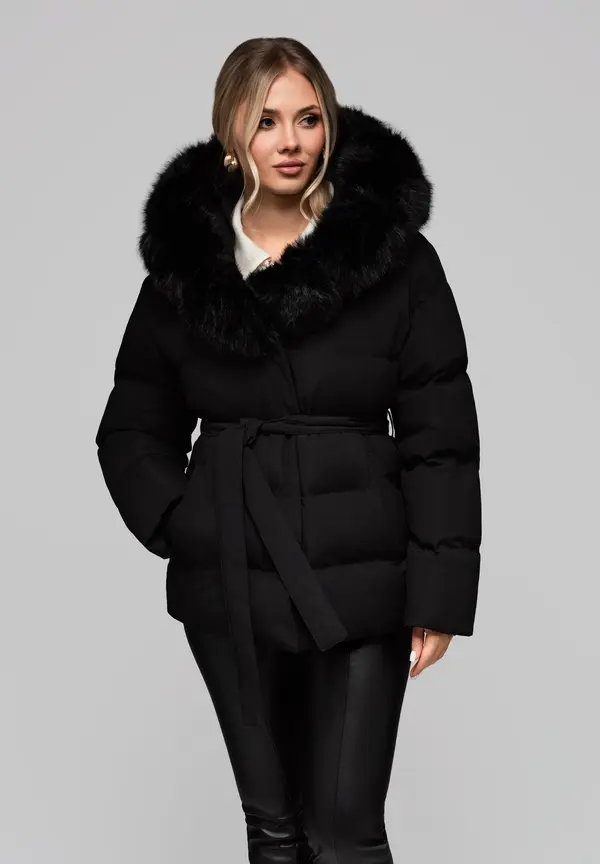 Edoti Edoti Women's insulated jacket with fur OW-JALP-0103 v2