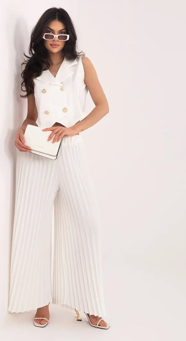 Italy Moda Елегантен комплект в екрю