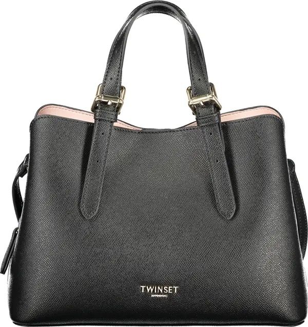 Twinset Елегантна черна чанта