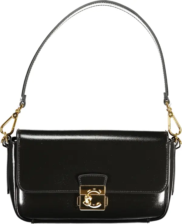 COCCINELLE Елегантна черна чанта през рамо