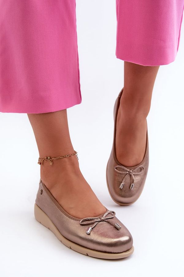 Maciejka Елегантни дамски кожени балеринки Maciejka