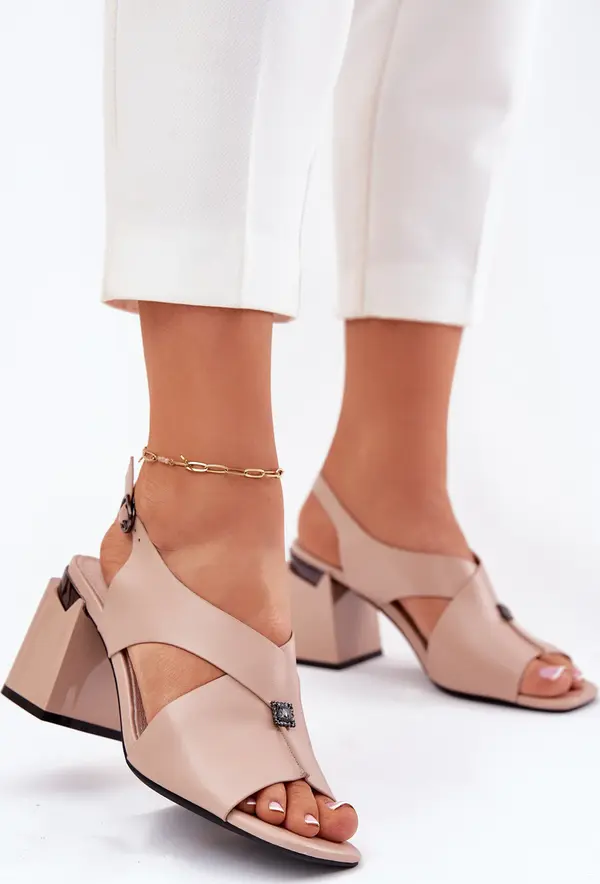 VINCEZA Елегантни Дамски Сандали На Ток Vinceza