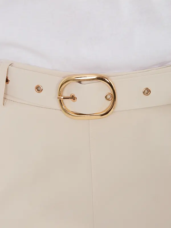 RUE PARIS Елегантни светлобежови панталони