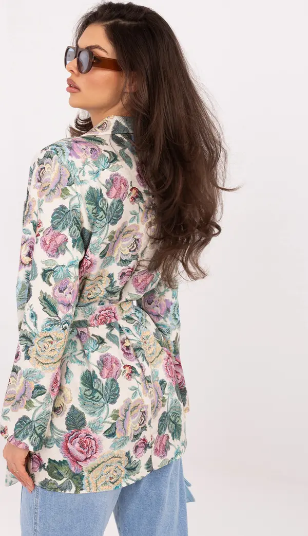 Italy Moda Елегантно зелено яке с колан