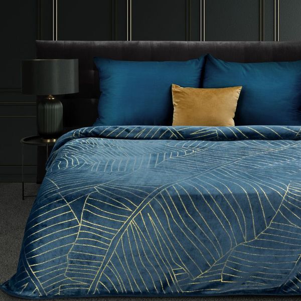 Eurofirany Eurofirany Unisex's Blanket 392026 Navy Blue