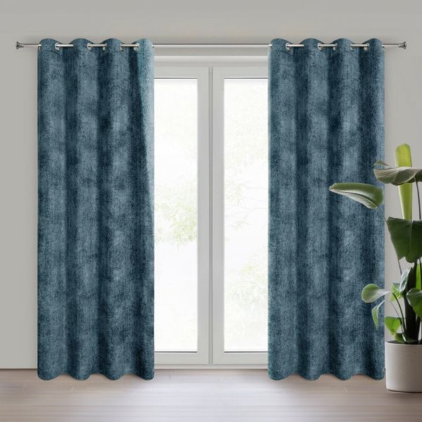 Eurofirany Eurofirany Unisex's Drape 453378 Navy Blue