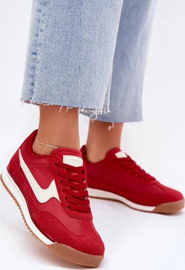 EVENTO EVENTO Дамски Спортни Обувки Маратонки Червени Zerina