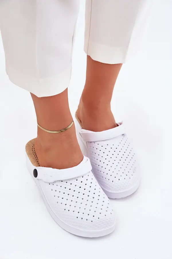 EVENTO EVENTO Пянкови Сандали Чодак Дамски Бели Faylina