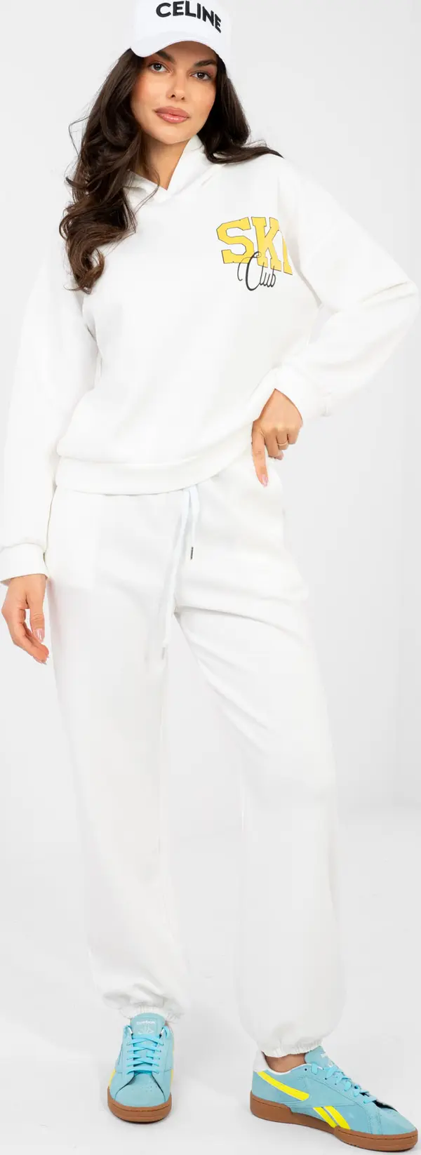 RUE PARIS Ежедневен комплект в екрю с щампа