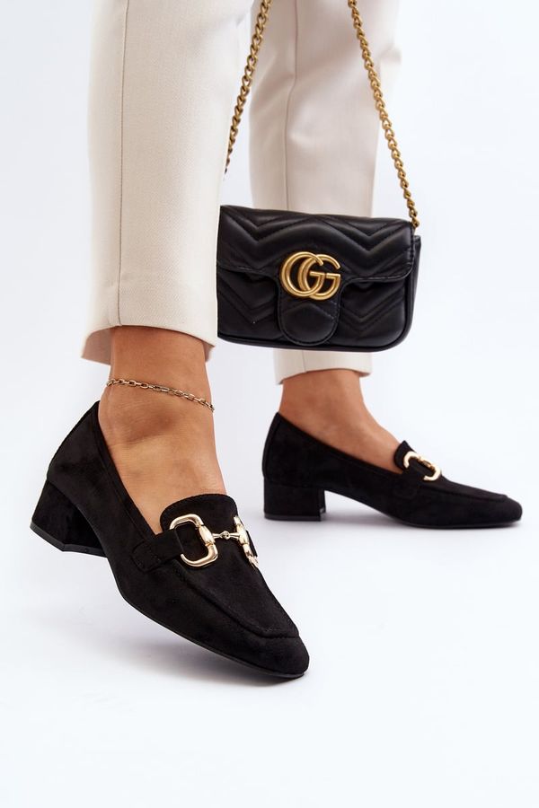 FB1 FB1 Помпи на нисък ток с орнамент черна Dolvira