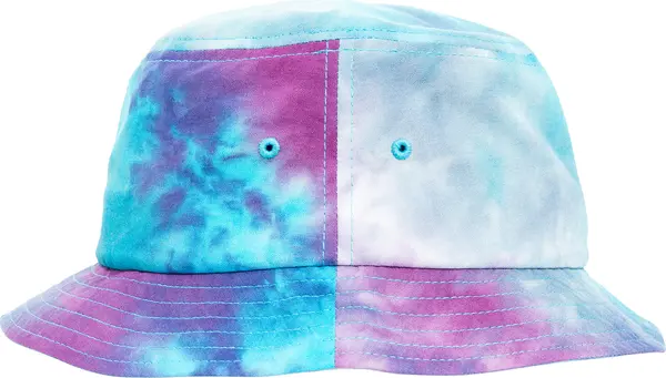 Flexfit Festival Print Bucket Hat Purple Turquoise