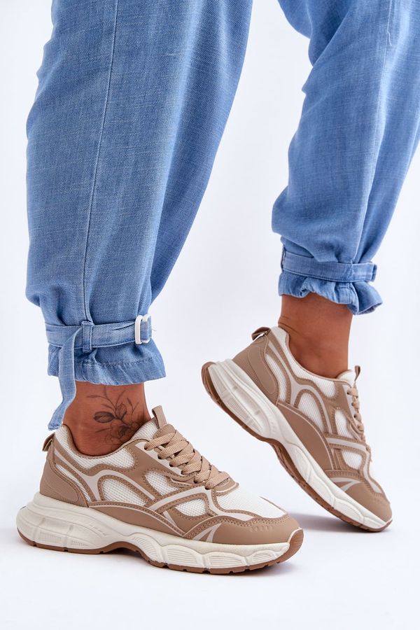 FG2 FG2 Дамски спортни обувки бежови Contiro