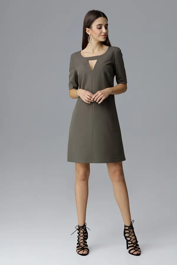 Figl Figl Дамска рокля M634 Olive