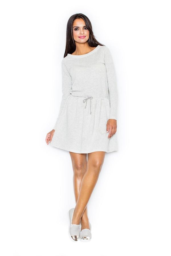 Figl Figl Woman's Dress M334 Light Grey