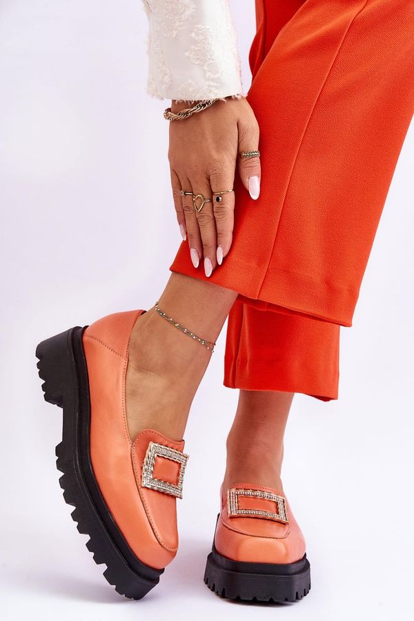 FILIPCZYK FILIPCZYK Удобни кожени мокасини Orange Agathe