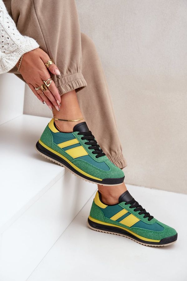 FL1 FL1 Ниски Кецове Дамски Зелени Sellira