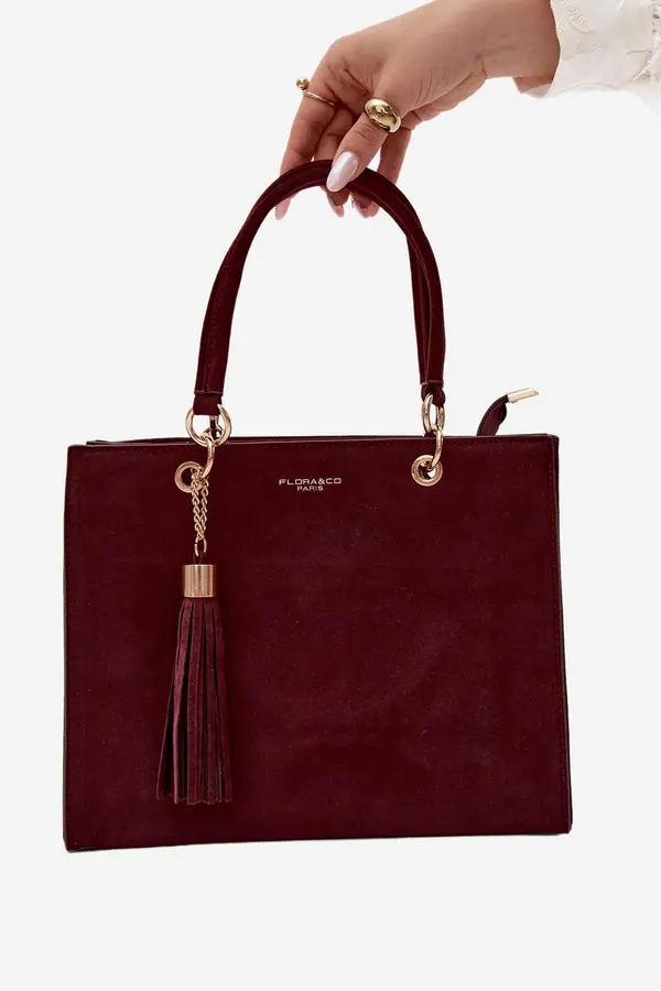 FLORA & CO Flora&amp;Co Ottilie Bordeaux Box Bag