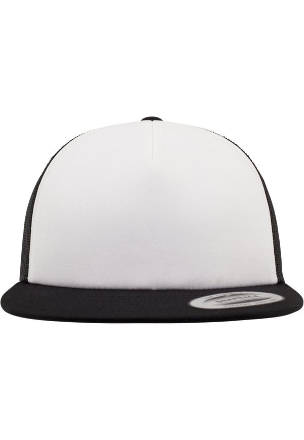 Flexfit Foam Trucker with White Front blk/wht/blk