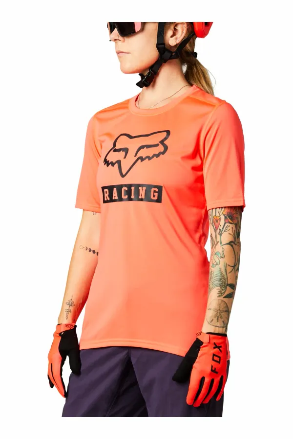 Fox Fox Womens Ranger SS Women's Cycling Jersey - Orange