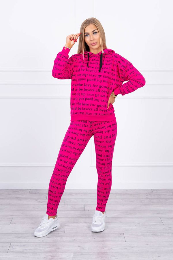 marka niezdefiniowana Fuchsia print set