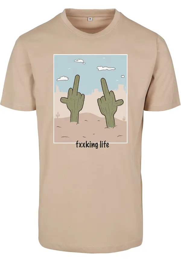 Mister Tee Fucking Life Tee Sand