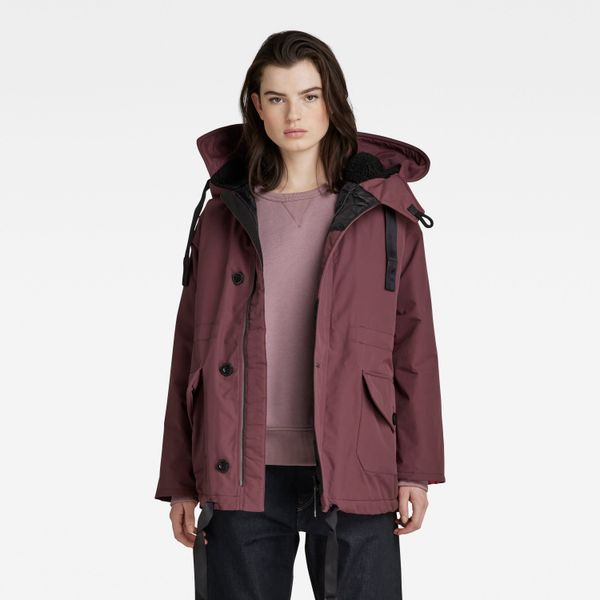 G Star G-STAR Coat - Mid parka wmn purple
