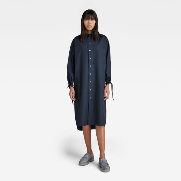 G Star G-STAR Dress - Long shirt dress l\s wmn blue