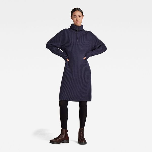 G Star G-STAR Dress - Noble knit blue