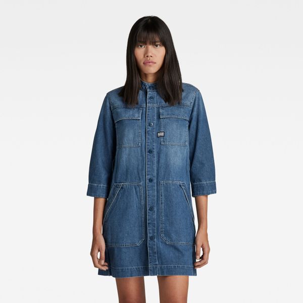 G Star G-STAR Dress - Shirt Dress blue