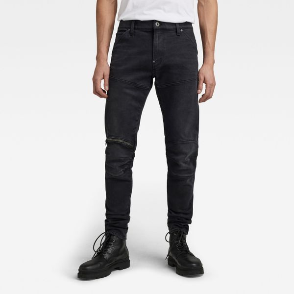 G Star G-STAR Jeans - 5620 3D Zip Knee Skinny Black
