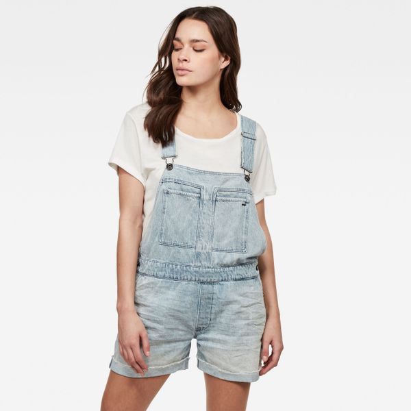 G Star G-STAR Jumpsuit - Faeroes bf Short Overall rp tu Wmn light blue