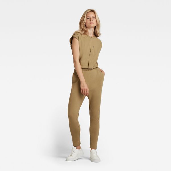 G Star G-STAR Jumpsuit - Snap button jumpsuit with\s green