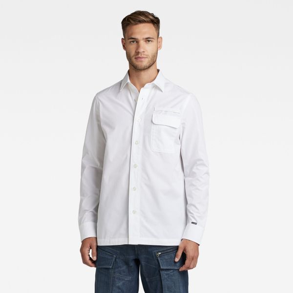 G Star G-STAR Shirt - Pen pt reg shirt white