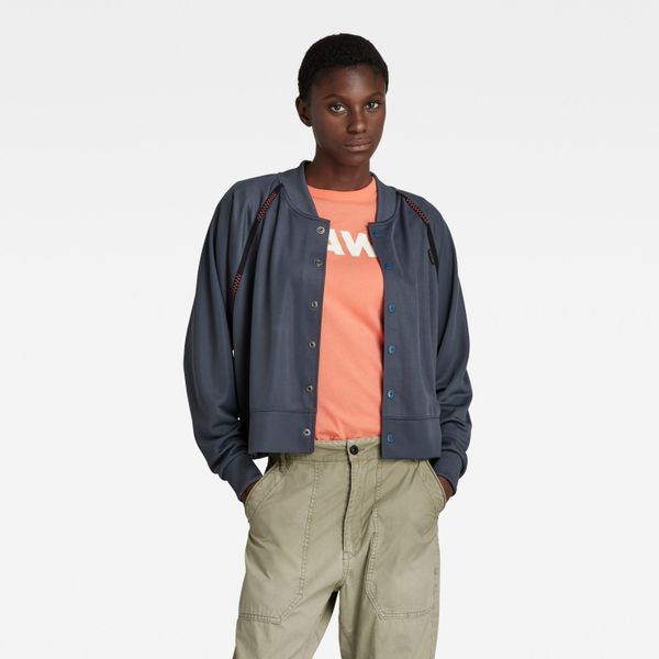 G Star G-STAR Sweatshirt - Bomber tweeter l\s wmn blue