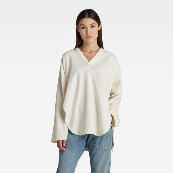 G Star G-STAR Sweatshirt - Flower photo gr loose in sw white