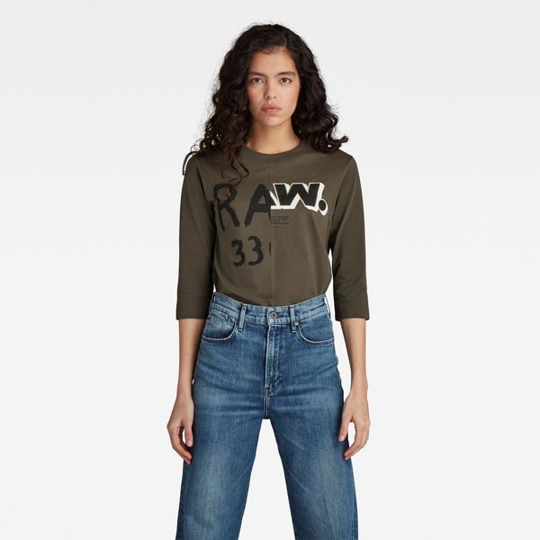 G Star G-STAR T-shirt - Compact jersey o green