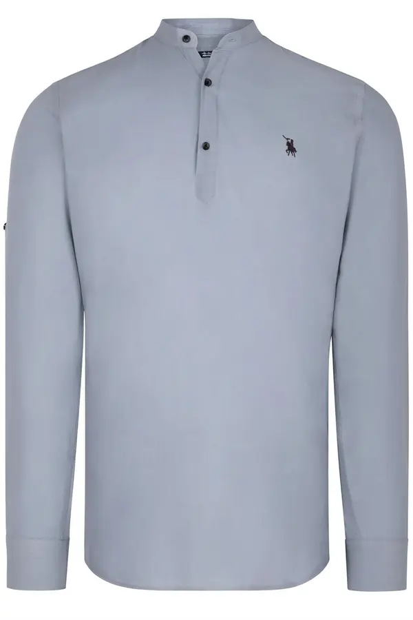 dewberry G783 DEWBERRY JUDGE COLLAR MEN'S SHIRT-GREY