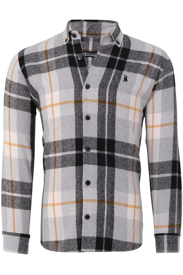 dewberry G987 DEWBERRY MEN'S SHIRT-BLACK