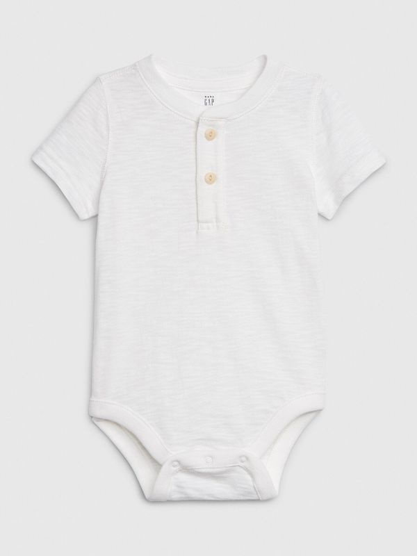 GAP GAP Baby body henley short sleeve bodysuit - Boys